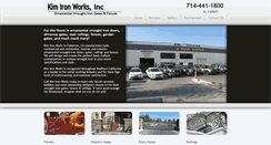 Desktop Screenshot of kimironworks.com